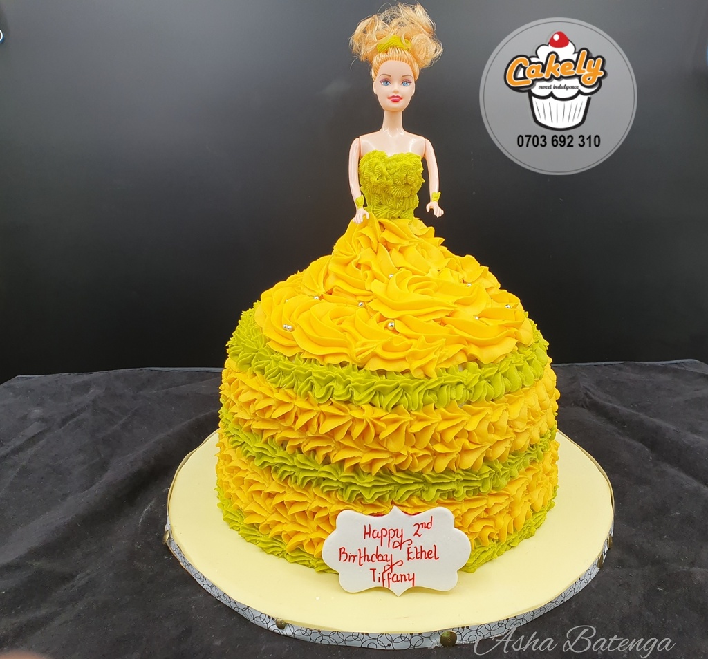 Barbie Kids Themed Birthday Cake