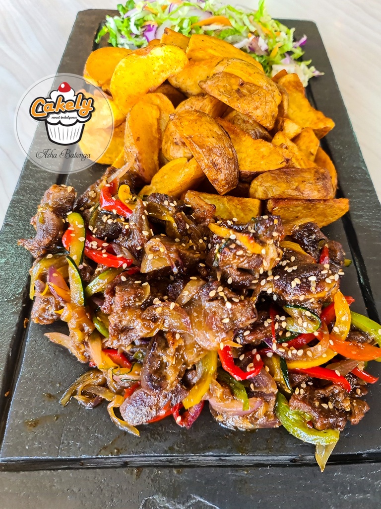 Jumba's Dry Fried Goat